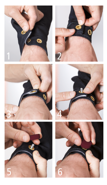 suprima 4996 Magnetschloss mit Schlüssel für CarePlus Pflegeoverall (4741)