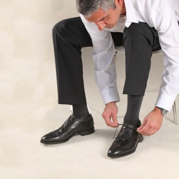 COMPRESSANA Linea Cotton Kniestrümpfe Kompressionsstrümpfe für aktive Beine