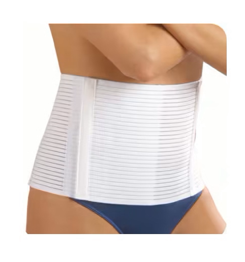Truncuflex postoperativer elastischer Stützbinder für Bauch oder Rücken mit Klettverschluss
