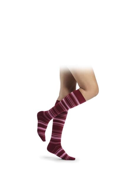 SIGVARIS MICROFIBER SHADES for women Argyle Kniestrümpfe aus Mikrofasermaterial