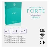Vorschau: COMPRESSANA Forte Kompressionsstrümpfe strapazierfähig u. atmungsaktiv für kräftige Beine
