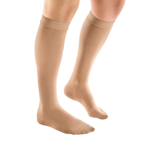 L&R SWISSLASTIC Venosan 3000 Cotton halbtransparente Kompressionsstrümpfe mit Baumwolle versch. Läng