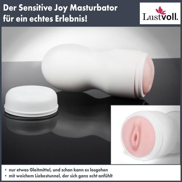 LUSTVOLL Masturbator Taschenmuschi hautfarben mit lebensechter innerer Struktur