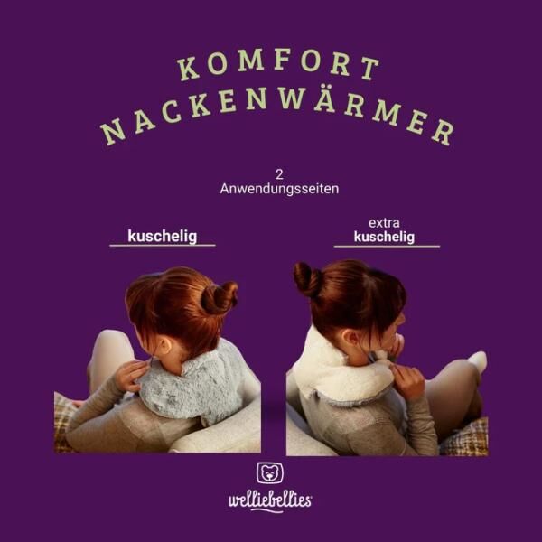 COSELLE Nackenwärmer "Komfort" mit Bio-Hirse Füllung, spendet bis zu 90 min Wärme