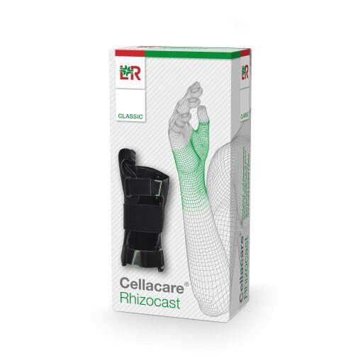 L&R Cellacare® Rhizo Classic Daumenorthese immobilisiert das Daumensattel- und Daumengrundgelenk