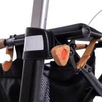 Vorschau: SALJOL AR54 Allround Aluminium Rollator mit Ankipphilfe, Sitzhöhe: 54 cm, zusammenklappbar