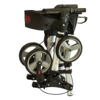 Vorschau: ANTAR Aluminium Rollator höhenverstellbar mit Fußstützen und Einkaufskorb