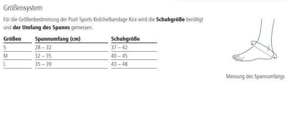 Ofa Push Sports Kicx Knöchelbandage bietet dem Sprunggelenk wirksamen Schutz beim Sport