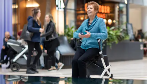 SALJOL Rollz Flex² Einkaufs-Rollator mit Tasche, individuell einstellbarer Handgriff und faltbar