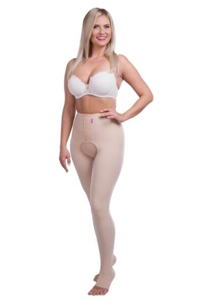 lipoelastic TBfLg High Variant postoperative Kompressionshose nach Liposuktion mit Hygieneöffnung