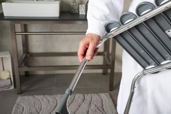 RIDDER Bad-Hocker Pro höhenverstellbar Gesamtabmessung: ca. 59,5 x 36 x 41,5-54 cm