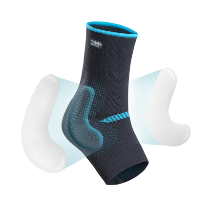 mobilis by SIGVARIS GROUP MalleoActive Pad Sprunggelenkbandage für Stabilisierung mit Pelotten