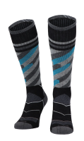 SockWell CYCLONE Damen hohe Sportsocken mit leichter Kompression 15-20 mmHg Black