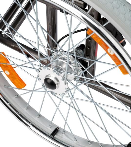 Bischoff & Bischoff Econ XXL Sondergrößen-Rollstuhl mit Trommelbremse, belastbar bis 250 kg