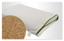 Mudis Natur-Schlafkissen versch. Größen, Füllung: Hirseschalen