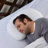 Vorschau: Nachtwächter verstellbares Komfort-Seitenschläfer-Kissen BOB 62 x 46 cm, für alle Schlaflagen