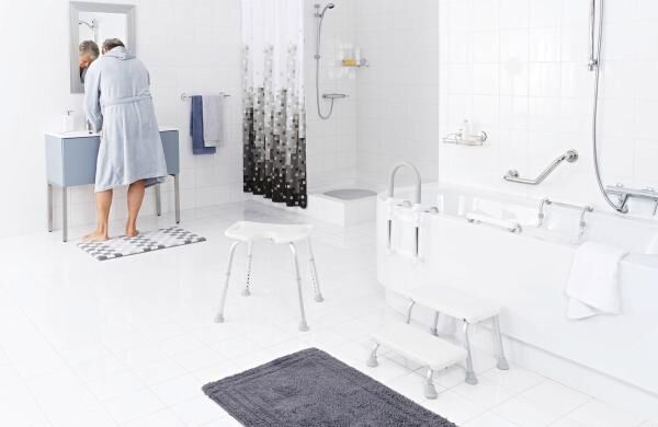 Ridder Bad Hocker Sam mit Hygieneausschnitt, höhenverstellbar