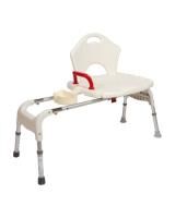 Mobilex Badewannen-Transferbank mit Griff und Rückenlehne, Tragkraft 130 kg
