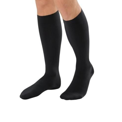 JOBST forMen Ambition Herren Kompressionskniestrümpfe mit Baumwolle und integrierten Carbonfasern