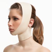 Vorschau: TRICONmed ISAVELA postoperative Kinnbandage mit Halsansatz und Klettverschluss im Nacken