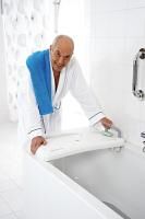 Vorschau: RIDDER Badewannen-Brett Sam mit Haltegriff, Abmessung Sitzfläche: ca. 70 x 31 cm