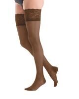BAUERFEIND Venotrain Act Sheer transparente Stützstrümpfe 70 o. 140 den mit Spitzenhaftband