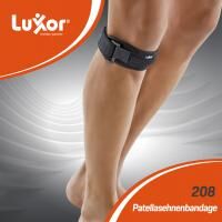 Vorschau: Luxor hochwertige Patella-Sehnenband. Pelotte sorgt für punktgenaue Kompression der Kniescheibe