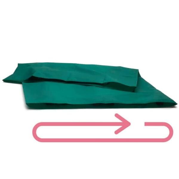 etac Multiglide Popolette Transferhilfe ist eine gefaltete, zweischichtige Gleitauflage aus Nylon