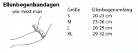 Vorschau: ANTAR Ellenbogenbandage mit Silikonverstärkungen sorgen für eine leichte Kompression am Ellenbogen