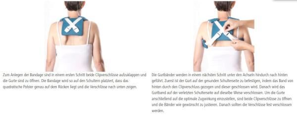 Ofa Dynamics Claviculabandage Schulterbandage fixiert Ihren Schultergürtel