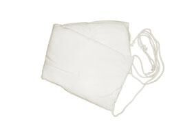 Mudis Schulterkissen für Wärme und Kälte 20 x 60 cm natur, Füllung: Dinkelkörner und Kräuter