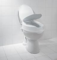 Vorschau: RIDDER WC-Sitzerhöhung Sam ca. 10 cm mit Hygieneausschnitte, leicht zu befestigen u. TÜV geprüft