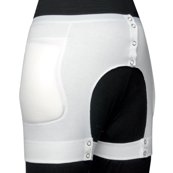 suprima Hüftprotektor-Anlegeslip knöpfbar mit integrierten Protektoren