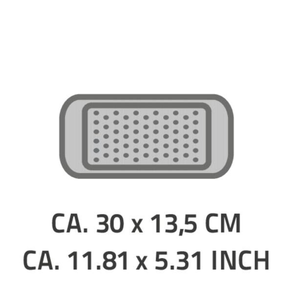 RIDDER Wannenset Promo mit großer Wanneneinlage 36 x 71 cm & Kopfpolster 30 x 13,5 cm