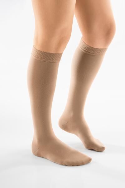 L&R SWISSLASTIC Venosan 5000 halbtransparente Kompressionsstrümpfe mit Kimaeffekt in versch. Längen