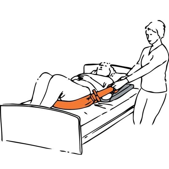 etac Immedia OneManSling Transferhilfe Schlaufenband zur Umlagerung mit Anti-Rutsch-Material