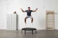 Vorschau: bellicon Trampolin Klassik mit Klappbeinen, 100 cm für Basisübungen, starke Seilringstärke