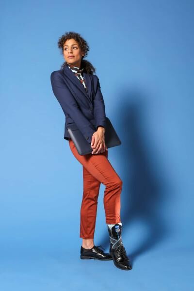 THUASNE Malleo Dynastab Boa Sprunggelenkorthese grau mit seitlichen Verstärkungselementen