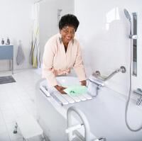 Vorschau: RIDDER verstellbarer Badewannen-Sitz Pro, Sitzfläche: ca. 40,4 x 29,5 cm, TÜV geprüft