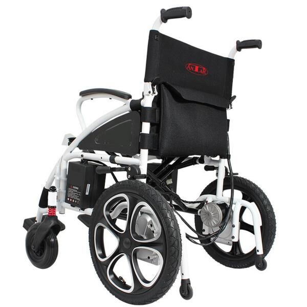 ANTAR AT52304 elektrischer Rollstuhl mit 2 Motoren 6 km/h Reichweite: 20 km, inkl. 2 × Lithium-Ionen