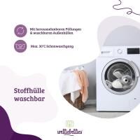 Vorschau: welliebellies® "Eule groß" Wärmekuscheltier mit Bio-Hirse-Füllung, spendet bis zu 90 min Wärme