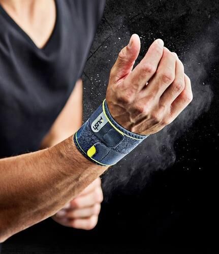 Ofa Push Sports Handgelenksstütze. Individuell einstellbare elastische Bänder sorgen für Kompression