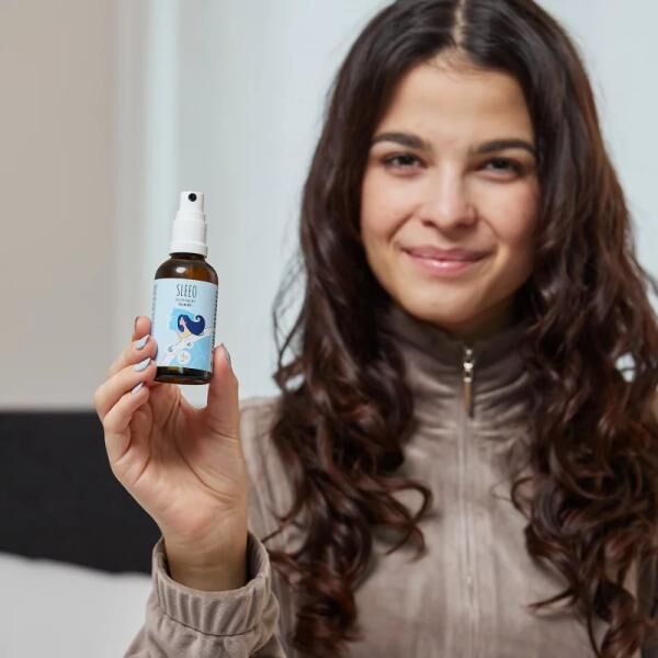 Nachtwaechter SLEEO Frisches Bett Schlaf- und Raum-Duft 50ml mit 100% naturreiner Pflanzenkraft