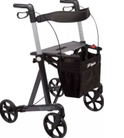 Mobilex Buffalo HD Aluminium Rollator mit hoher Belastbarkeit mit Feststellbremse u. faltbar