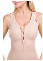 Vorschau: lipoelastic MH Special Comfort nathloser postoperativer Kompressionsbody ärmellos