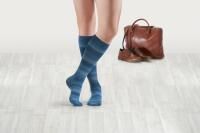 Vorschau: Sigvaris Style Pattern Kompressions-Kniestrumpf CCL2 mit geschlossener Spitze