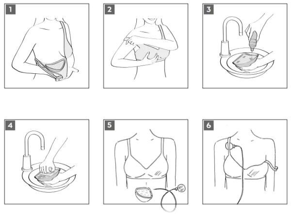 amoena adapt Air Xtra Light 2SN Brustprothese tawny mit integrierter Luftkammertechnologie