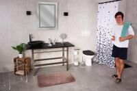 Vorschau: RIDDER Bad-Hocker Trendy in weiß o. transparent mit rutschhemmenden Profilen