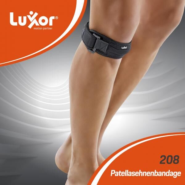 Luxor hochwertige Patella-Sehnenband. Pelotte sorgt für punktgenaue Kompression der Kniescheibe