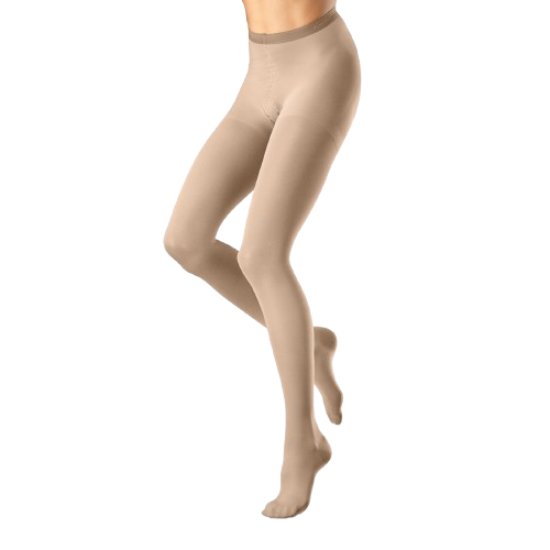 L&R SWISSLASTIC Venosan 4000 halbtransparente Kompressionsstrümpfe, High-Tech-Microfaser, versch. Lä